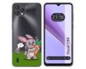 Funda Silicona Transparente para Blackview Oscal C60 diseño Conejo Dibujos