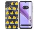 Funda Silicona Transparente para Blackview Oscal C60 diseño Pato Dibujos