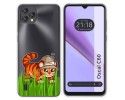 Funda Silicona Transparente para Blackview Oscal C60 diseño Tigre Dibujos