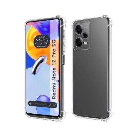 Funda Silicona Antigolpes Transparente compatible con Xiaomi Redmi Note 12 Pro 5G