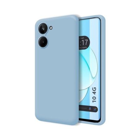 Funda Silicona Líquida Ultra Suave para Realme 10 4G color Azul
