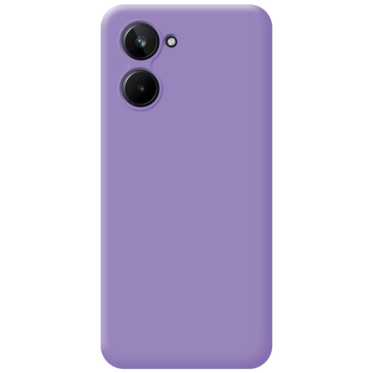 Funda Silicona Líquida Ultra Suave para Realme 10 4G color Morada