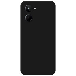 Funda Silicona Líquida Ultra Suave para Realme 10 4G color Negra 2