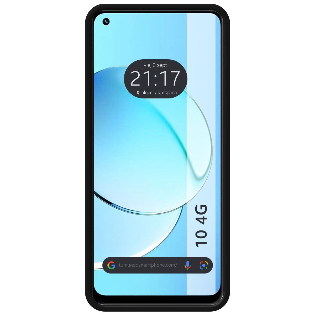 Funda Silicona Líquida Ultra Suave para Realme 10 4G color Negra