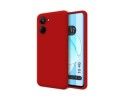Funda Silicona Líquida Ultra Suave para Realme 10 4G color Roja
