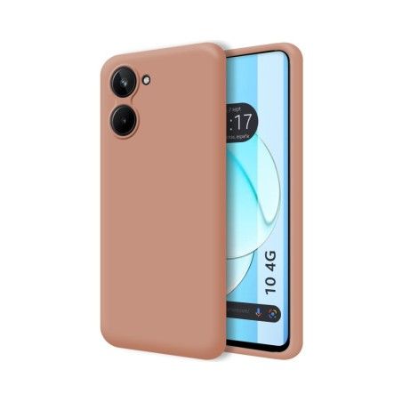 Funda Silicona Líquida Ultra Suave para Realme 10 4G color Rosa