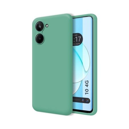 Funda Silicona Líquida Ultra Suave para Realme 10 4G color Verde