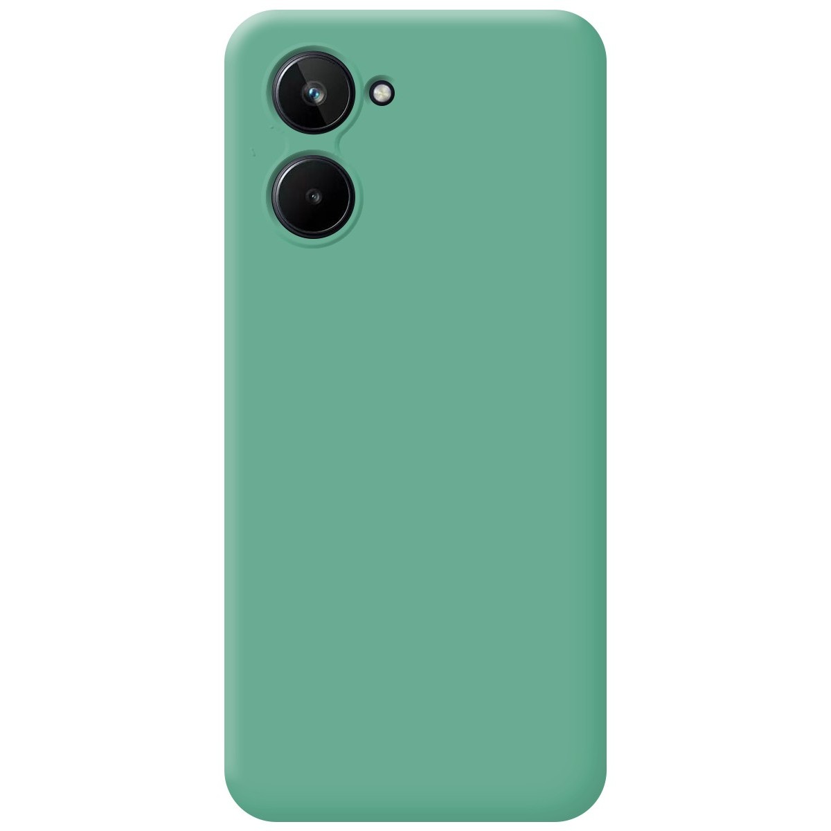 Funda Silicona Líquida Ultra Suave para Realme 10 4G color Verde