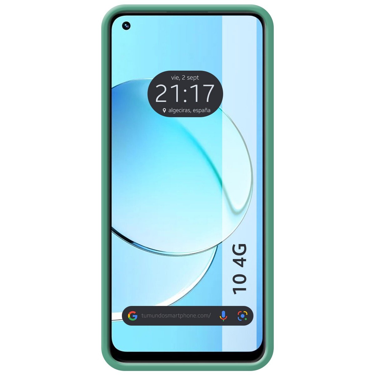Funda Silicona Líquida Ultra Suave para Realme 10 4G color Verde