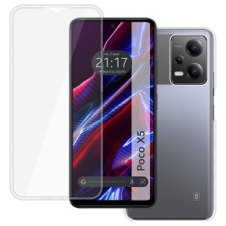 Funda Doble Transparente Pc + Tpu Full Body 360 compatible con Xiaomi POCO X5 5G 2