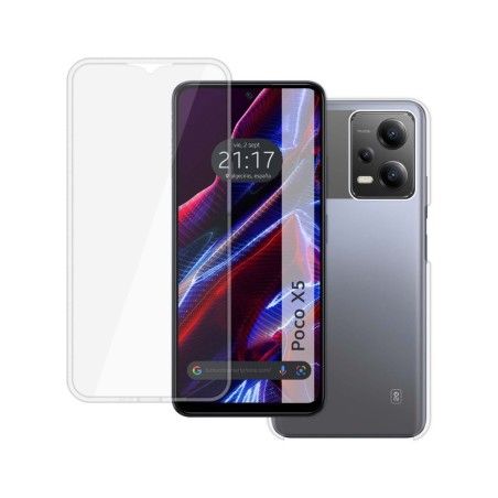 Funda Doble Transparente Pc + Tpu Full Body 360 compatible con Xiaomi POCO X5 5G