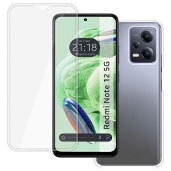 Funda Doble Transparente Pc + Tpu Full Body 360 compatible con Xiaomi Redmi Note 12 5G 2