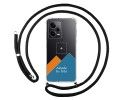 Personaliza tu Funda Colgante Transparente para Xiaomi Redmi Note 12 Pro+ Plus 5G con Cordon Negro Personalizada