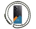 Personaliza tu Funda Colgante Transparente para Xiaomi Redmi Note 12 Pro+ Plus 5G con Cordon Verde / Dorado Personalizada