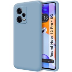 Funda Silicona Líquida Ultra Suave compatible con Xiaomi Redmi Note 12 Pro+ Plus 5G color Azul