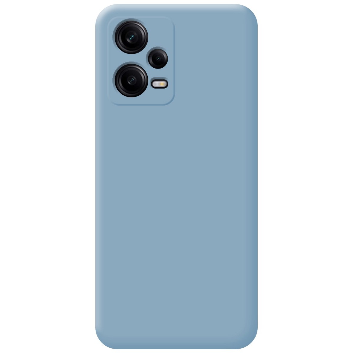 Funda Silicona Líquida Ultra Suave compatible con Xiaomi Redmi Note 12 Pro+ Plus 5G color Azul