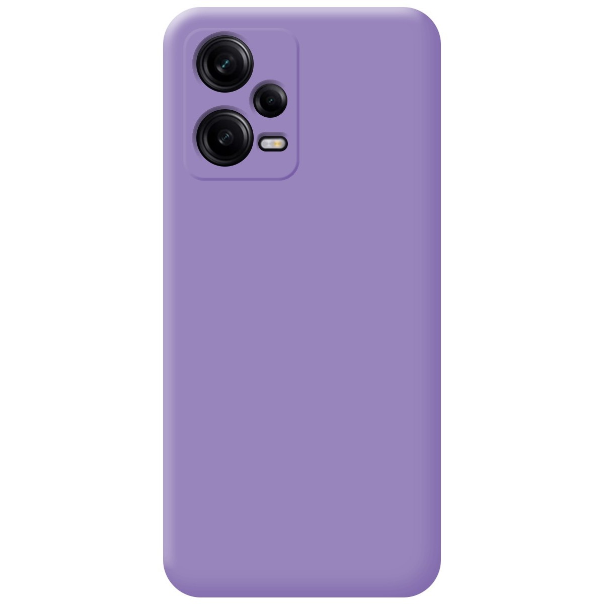Funda Silicona Líquida Ultra Suave compatible con Xiaomi Redmi Note 12 Pro+ Plus 5G color Morada