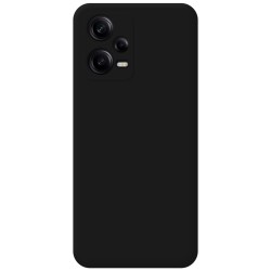 Funda Silicona Líquida Ultra Suave compatible con Xiaomi Redmi Note 12 Pro+ Plus 5G color Negra 2