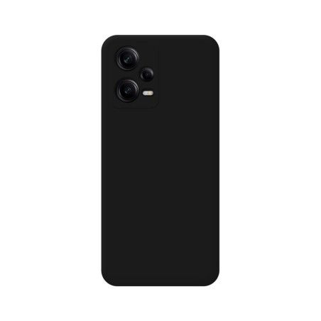 Funda Silicona Líquida Ultra Suave compatible con Xiaomi Redmi Note 12 Pro+ Plus 5G color Negra
