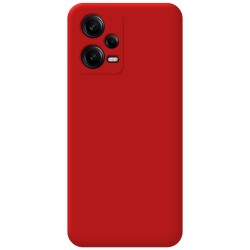 Funda Silicona Líquida Ultra Suave compatible con Xiaomi Redmi Note 12 Pro+ Plus 5G color Roja