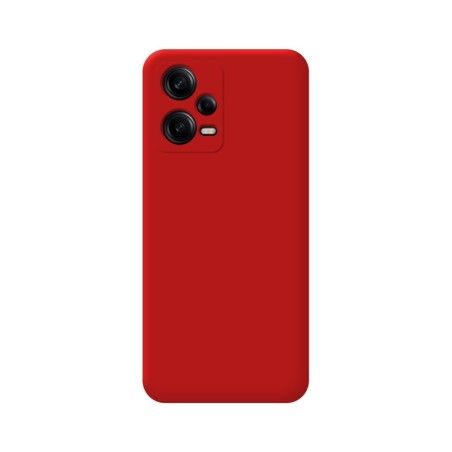 Funda Silicona Líquida Ultra Suave compatible con Xiaomi Redmi Note 12 Pro+ Plus 5G color Roja