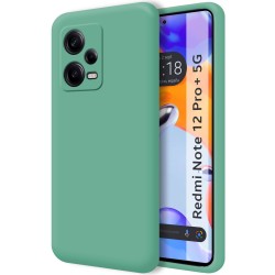 Funda Silicona Líquida Ultra Suave compatible con Xiaomi Redmi Note 12 Pro+ Plus 5G color Verde