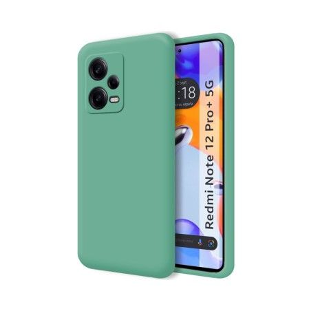 Funda Silicona Líquida Ultra Suave compatible con Xiaomi Redmi Note 12 Pro+ Plus 5G color Verde