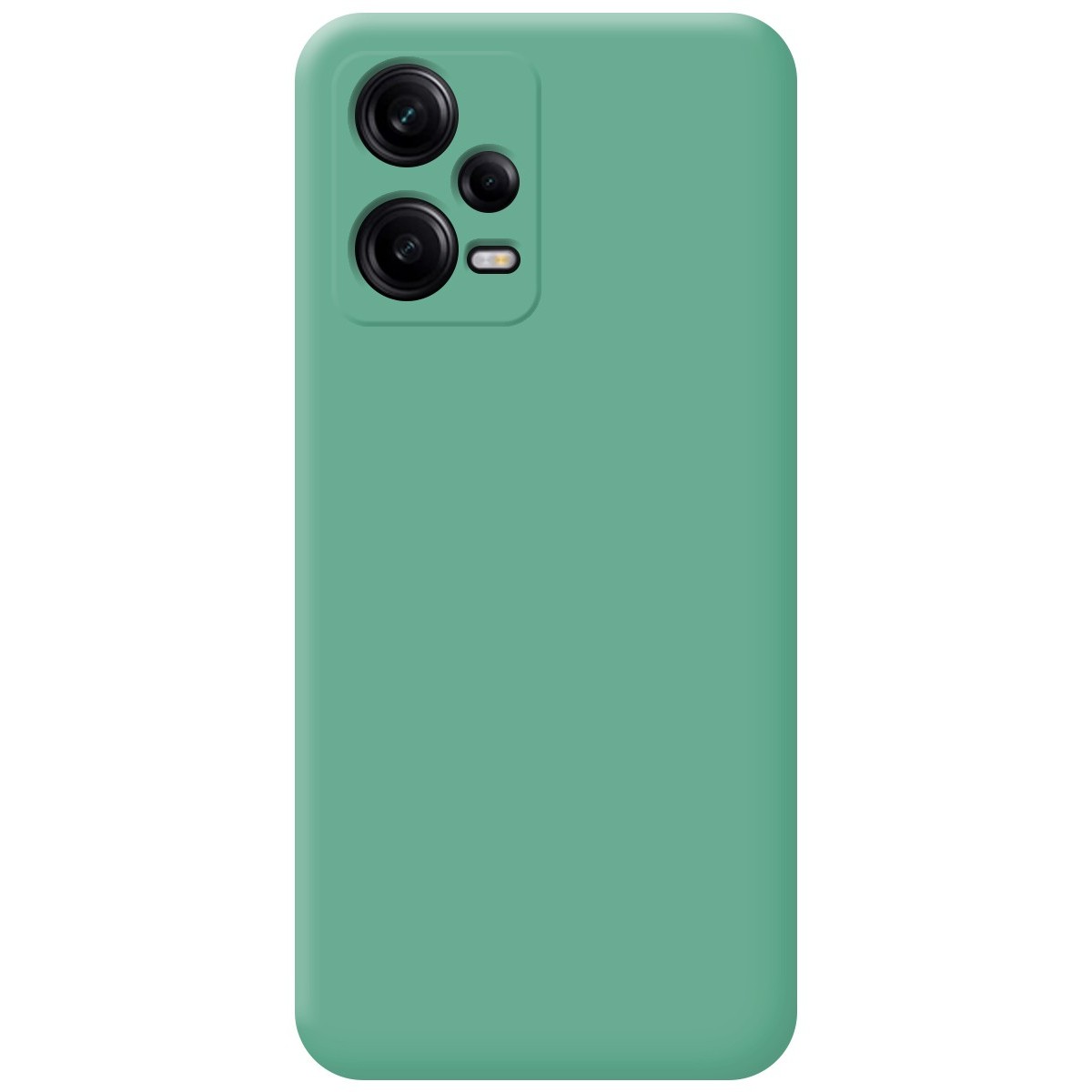 Funda Silicona Líquida Ultra Suave compatible con Xiaomi Redmi Note 12 Pro+ Plus 5G color Verde