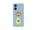 Funda Silicona Líquida Azul para Realme 10 4G diseño Vegan Life Dibujos