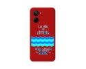Funda Silicona Líquida Roja para Realme 10 4G diseño Agua Dibujos