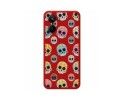 Funda Silicona Líquida Roja para Realme 10 4G diseño Catrina Dibujos