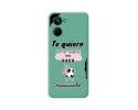 Funda Silicona Líquida Verde para Realme 10 4G diseño Vaca Dibujos