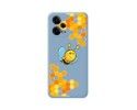 Funda Silicona Líquida Azul compatible con Xiaomi Redmi Note 12 Pro+ Plus 5G diseño Abeja Dibujos