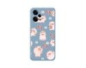 Funda Silicona Líquida Azul compatible con Xiaomi Redmi Note 12 Pro+ Plus 5G diseño Cerdos Dibujos