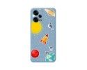 Funda Silicona Líquida Azul compatible con Xiaomi Redmi Note 12 Pro+ Plus 5G diseño Espacio Dibujos