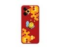 Funda Silicona Líquida Roja compatible con Xiaomi Redmi Note 12 Pro+ Plus 5G diseño Abeja Dibujos