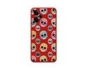 Funda Silicona Líquida Roja compatible con Xiaomi Redmi Note 12 Pro+ Plus 5G diseño Catrina Dibujos