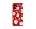 Funda Silicona Líquida Roja compatible con Xiaomi Redmi Note 12 Pro+ Plus 5G diseño Cerdos Dibujos