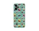 Funda Silicona Líquida Verde compatible con Xiaomi Redmi Note 12 Pro+ Plus 5G diseño Catrina Dibujos