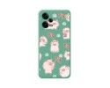Funda Silicona Líquida Verde compatible con Xiaomi Redmi Note 12 Pro+ Plus 5G diseño Cerdos Dibujos
