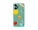 Funda Silicona Líquida Verde compatible con Xiaomi Redmi Note 12 Pro+ Plus 5G diseño Espacio Dibujos