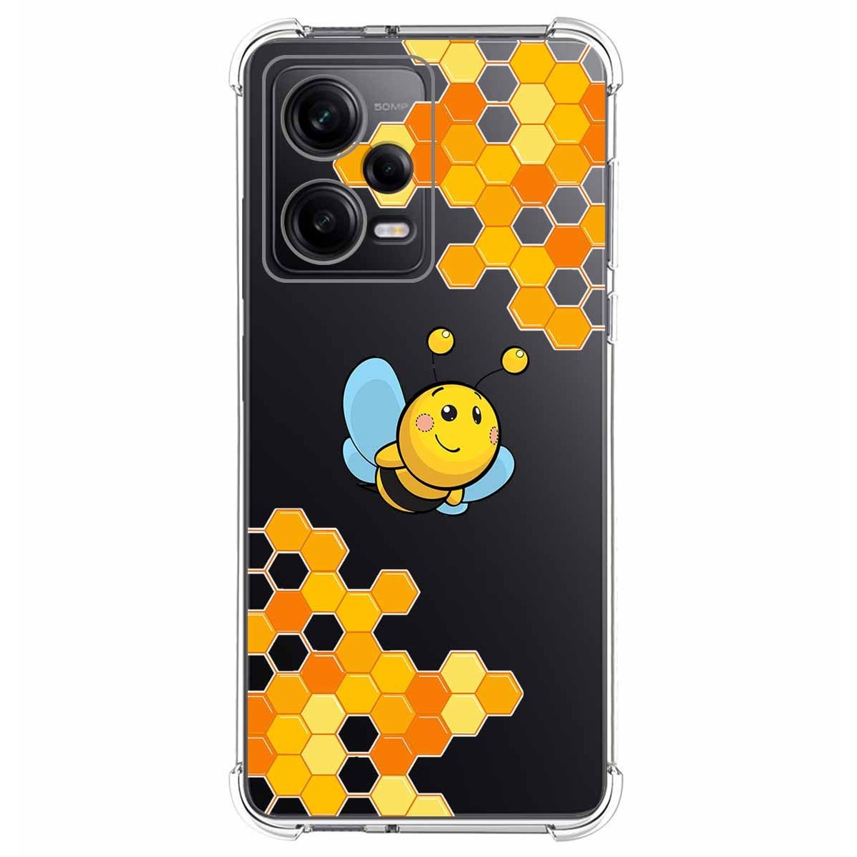 Funda Silicona Antigolpes compatible con Xiaomi Redmi Note 12 Pro+ Plus 5G diseño Abeja Dibujos