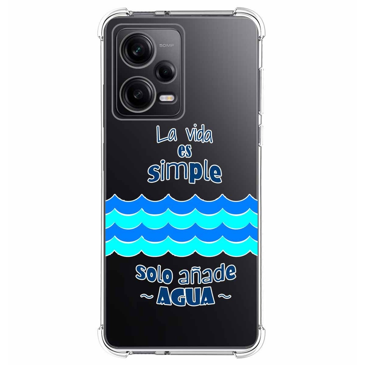 Funda Silicona Antigolpes compatible con Xiaomi Redmi Note 12 Pro+ Plus 5G diseño Agua Dibujos
