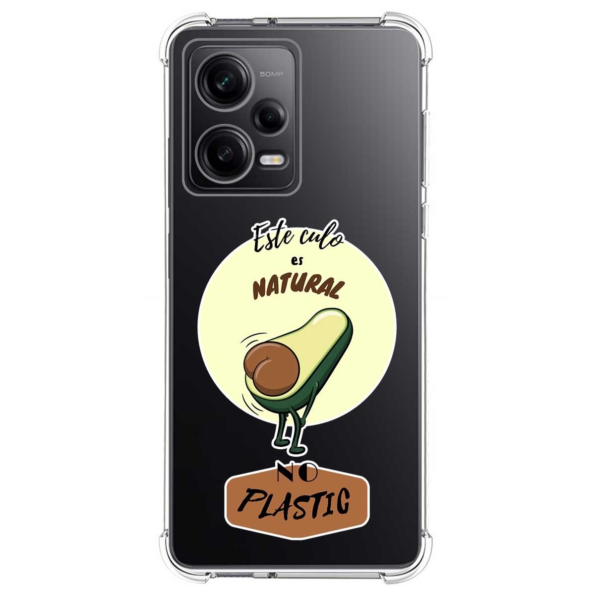 Funda Silicona Antigolpes compatible con Xiaomi Redmi Note 12 Pro+ Plus 5G diseño Culo Natural Dibujos
