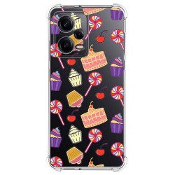Funda Silicona Antigolpes compatible con Xiaomi Redmi Note 12 Pro+ Plus 5G diseño Dulces 01 Dibujos