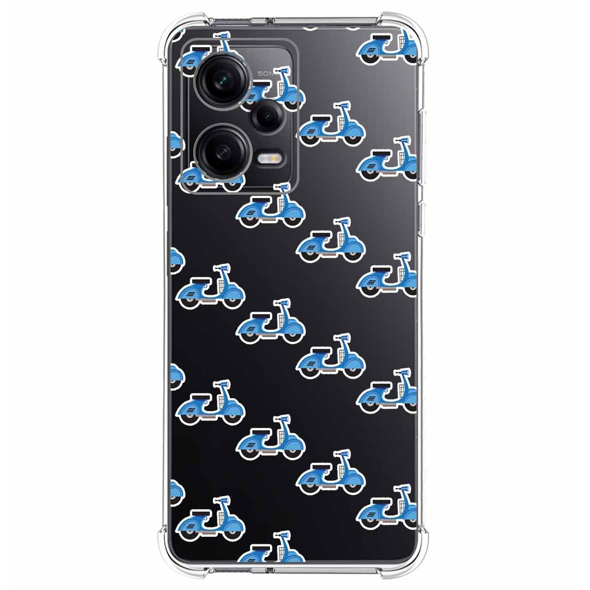 Funda Silicona Antigolpes compatible con Xiaomi Redmi Note 12 Pro+ Plus 5G diseño Scooter Dibujos