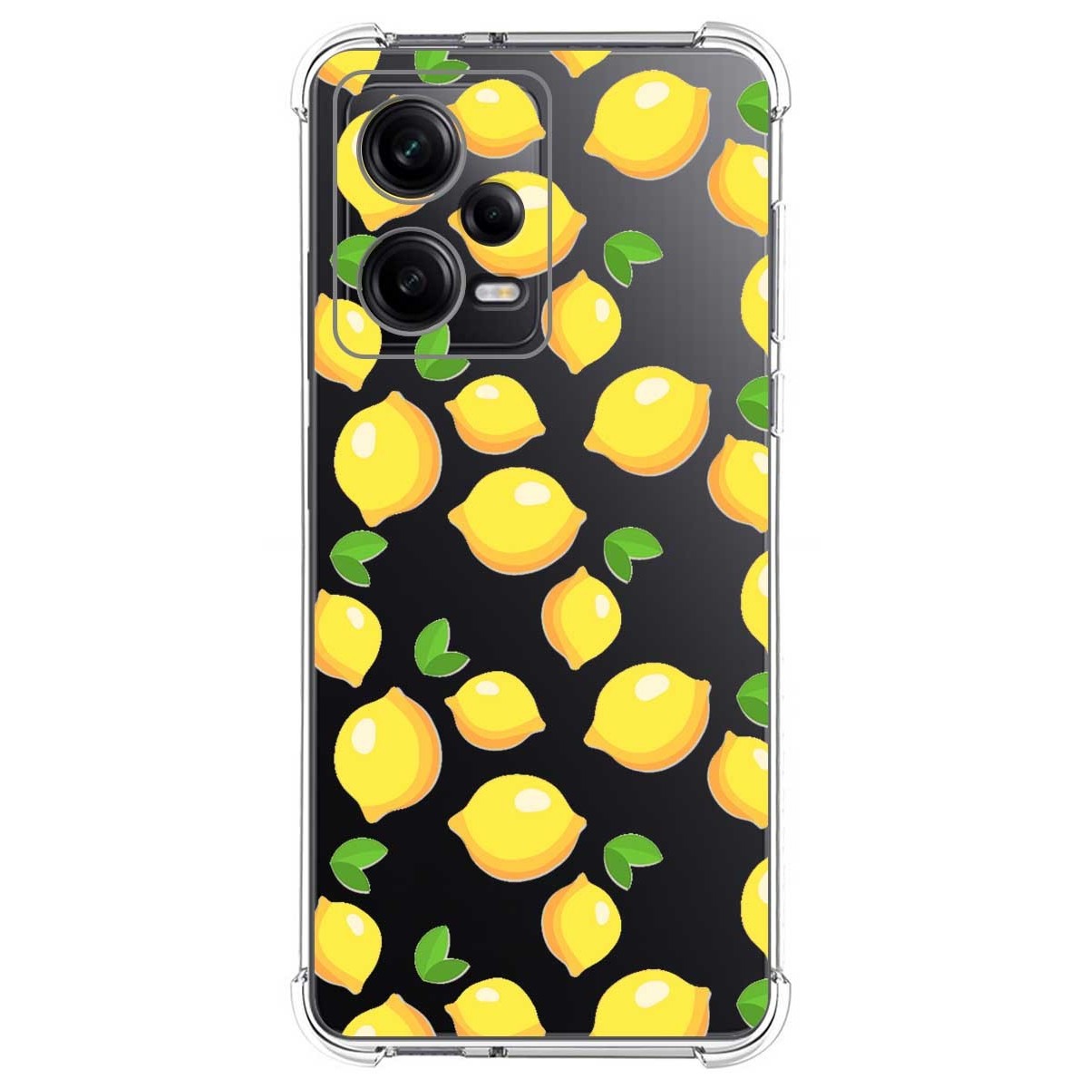 Funda Silicona Antigolpes compatible con Xiaomi Redmi Note 12 Pro+ Plus 5G diseño Limones Dibujos