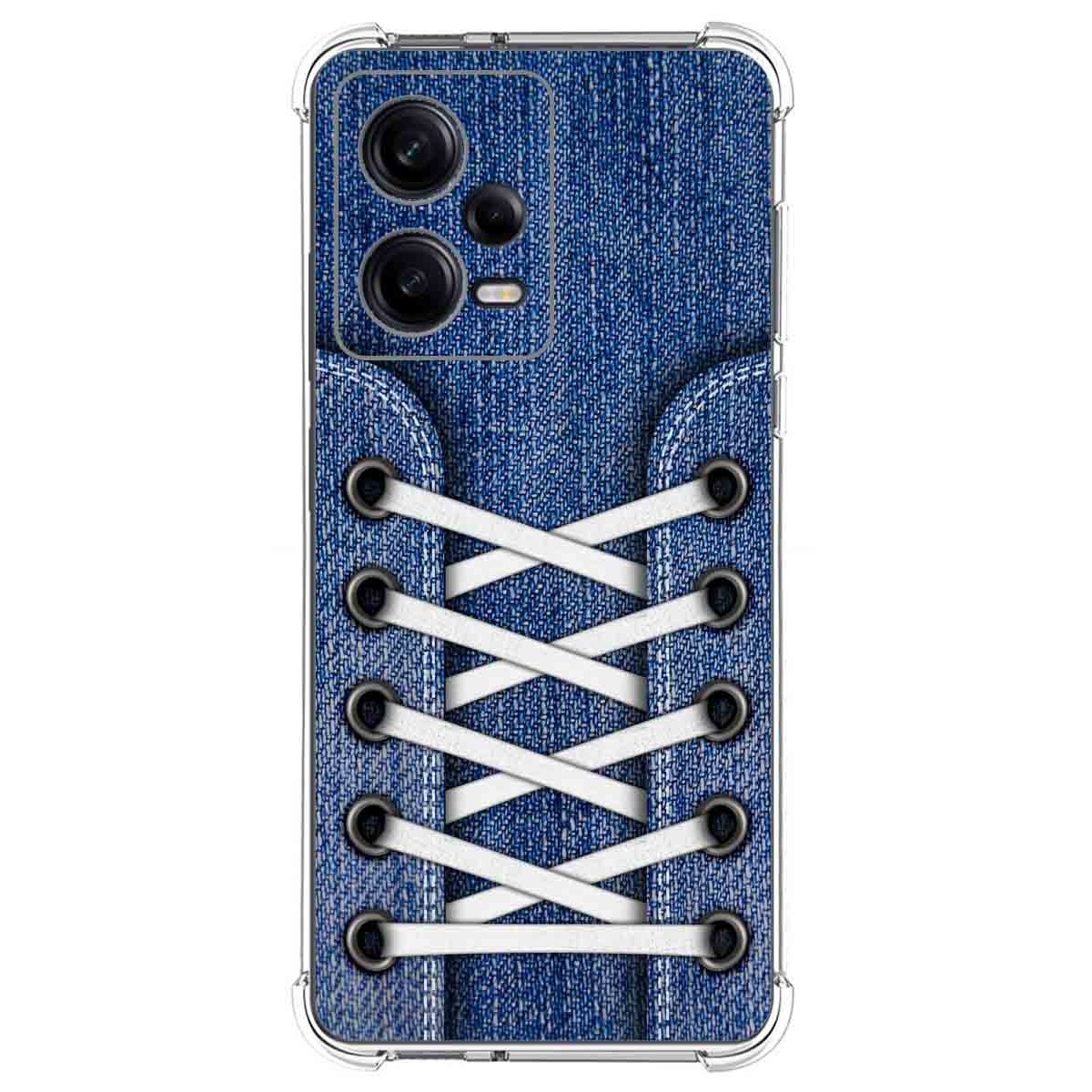 Funda Silicona Antigolpes compatible con Xiaomi Redmi Note 12 Pro+ Plus 5G diseño Zapatillas 01 Dibujos