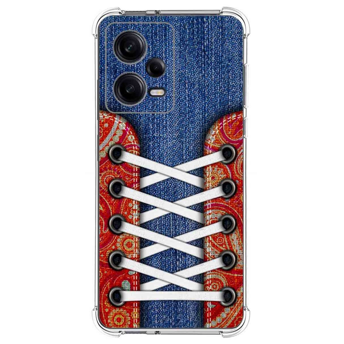 Funda Silicona Antigolpes compatible con Xiaomi Redmi Note 12 Pro+ Plus 5G diseño Zapatillas 11 Dibujos