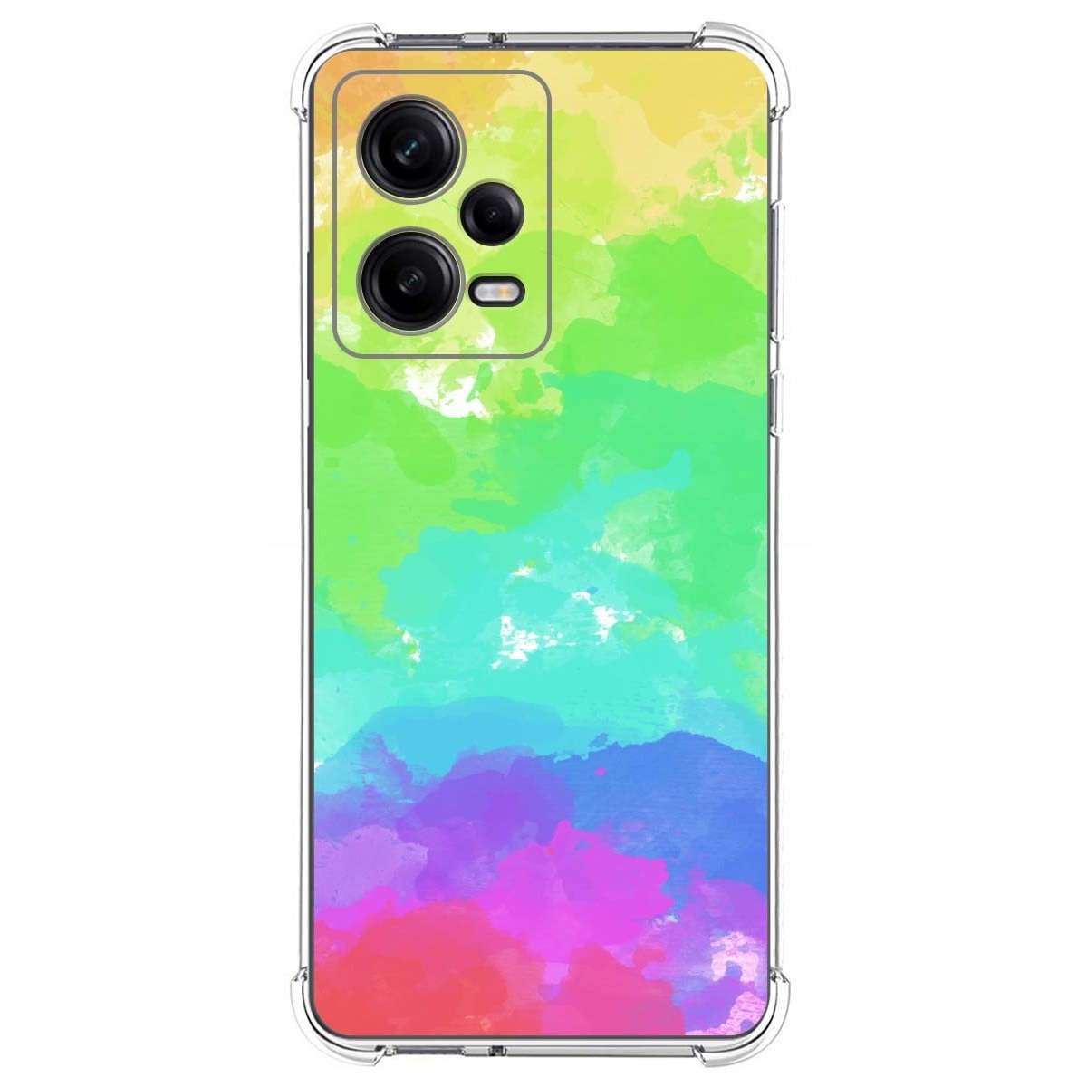 Funda Silicona Antigolpes compatible con Xiaomi Redmi Note 12 Pro+ Plus 5G diseño Acuarela 03 Dibujos